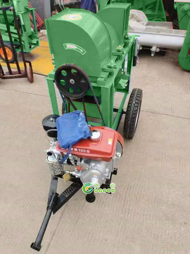 Small Diesel Engine Powered Portable Crops Thresher Delivery to Australia