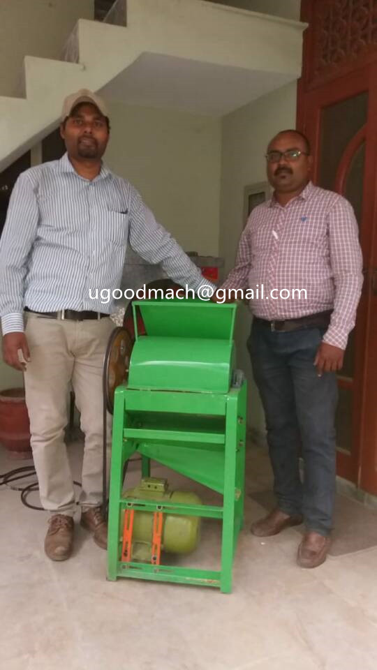 Pakistan Client Mr. Gill Received His Peanut Shelling Machines