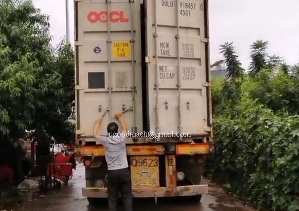 One Container of Threshers Delivery to Africa