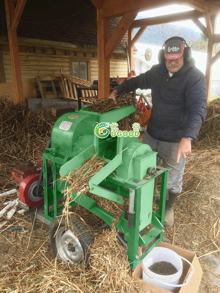 Good Feedback from Our Canadian Client about the UGT-10 Multi-Crops Thresher