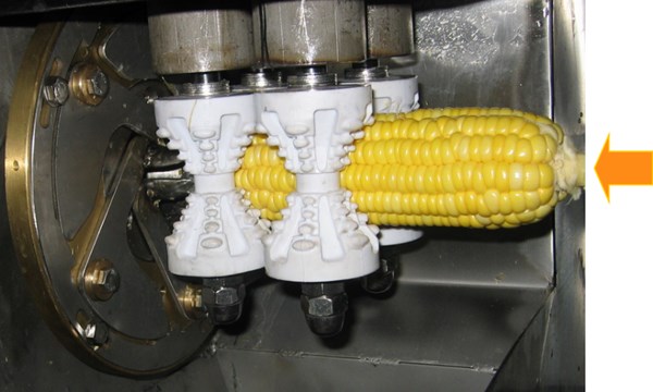 sweet corn thresher rubber roller