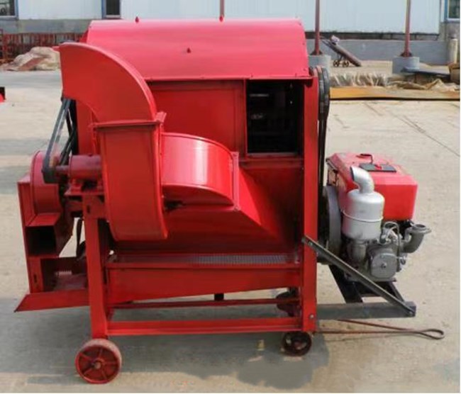 UGT-16 Portable Multi-crops Thresher with Diesel Engine Towing Bar Big Wheels