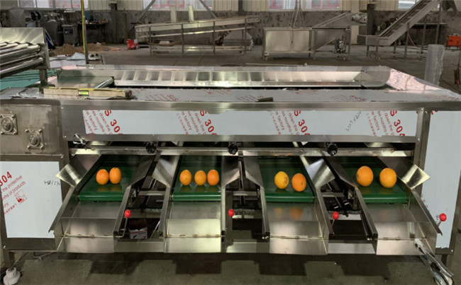 Fruits Vegetables Grading Sorting Machine with Rolling Bars for Dates Fruit
