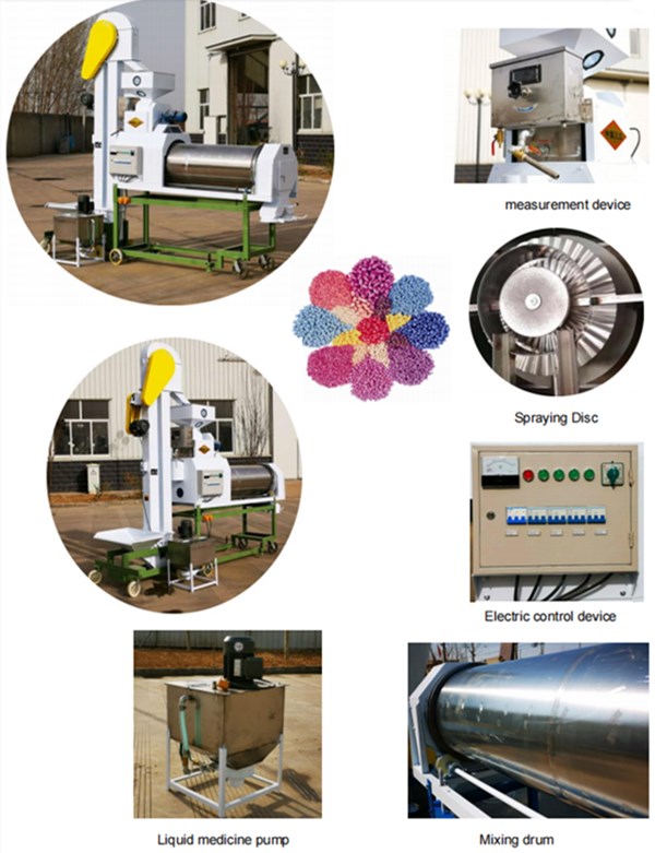 Seeds coating machine seeds treater seeds treatment machine